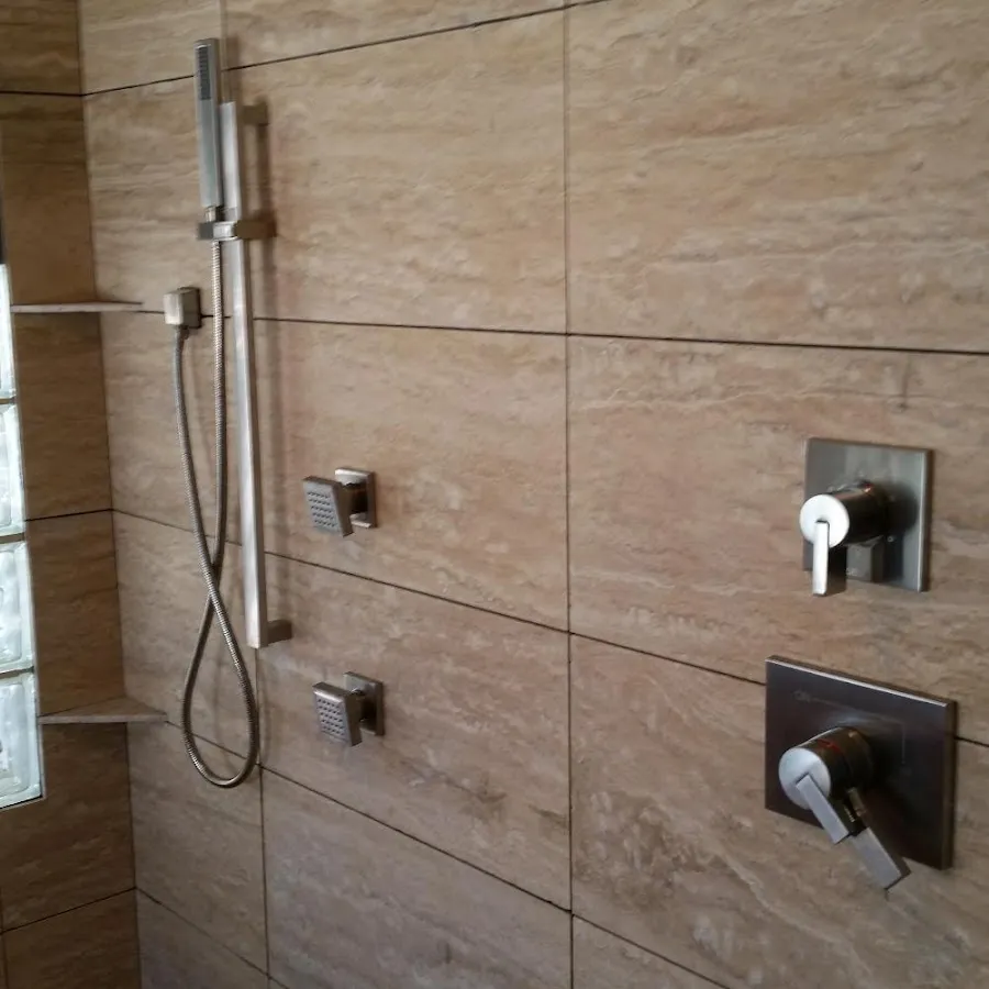 Shower fixture installation for Water Heater Replacement in Grand Haven